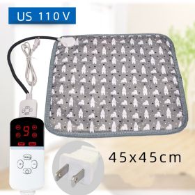 Constant Temperature, Waterproof, Bite-resistant And Scratch-resistant Electric Heating Pad For Dogs And Cats (Option: Standard-Timing-110V US)