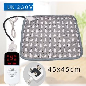 Constant Temperature, Waterproof, Bite-resistant And Scratch-resistant Electric Heating Pad For Dogs And Cats (Option: Standard-Timing-230V UK)
