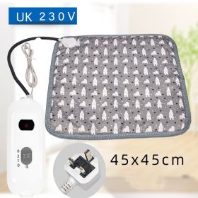 Constant Temperature, Waterproof, Bite-resistant And Scratch-resistant Electric Heating Pad For Dogs And Cats (Option: Standard-High and low gear-230V UK)