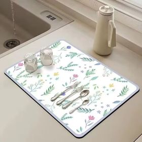 Kitchen Household Dining Table Table Wash-free Mat (Option: Colorful-3040cm)