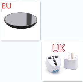 Coffee Mug Cup Warmer for Home Office Milk Tea Water Heating (Option: Black-Uk set)