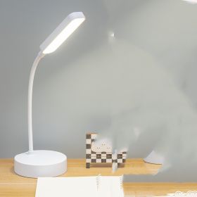 Student Dormitory Creative Flip-top Touch Eye Protection Folding Led Desk Lamp (Option: Rechargeable models-Plug abcharging cabled)