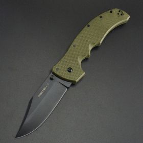 Folding Knife Stainless Steel Outdoor Survival Camping Mountaineering (Option: Color-018-Specification)