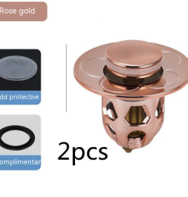 Wash Basin Washbasin Leaking Plug Drainer Pipe Bounce Core (Option: Set6)