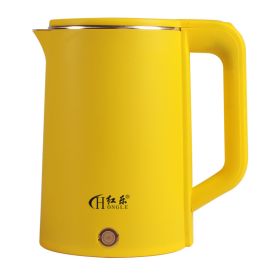 Automatic Power Off Kettle Large Capacity Electric Kettle (Color: Yellow)
