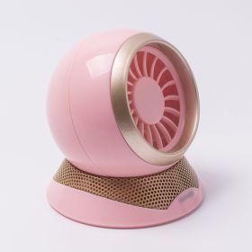 Large Displacement Fan Turbine Mini USB Home Office Car Desktop Create Appliances (Option: Pink-USB)