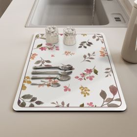 Kitchen Household Dining Table Table Wash-free Mat (Option: Sweet Garden-3040cm)